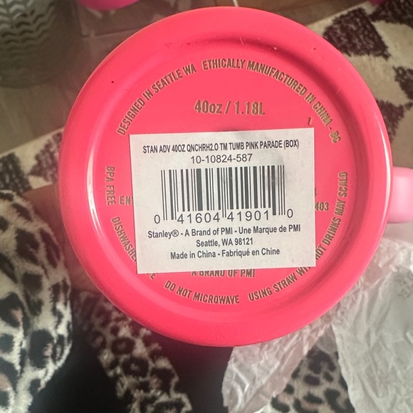 Stanley Pink Parade 40 oz Tumbler - Picture 3 of 3